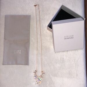 Gold Swarovski collar, adorned with Swarovski gems